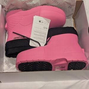 Pink Waterproof Boots